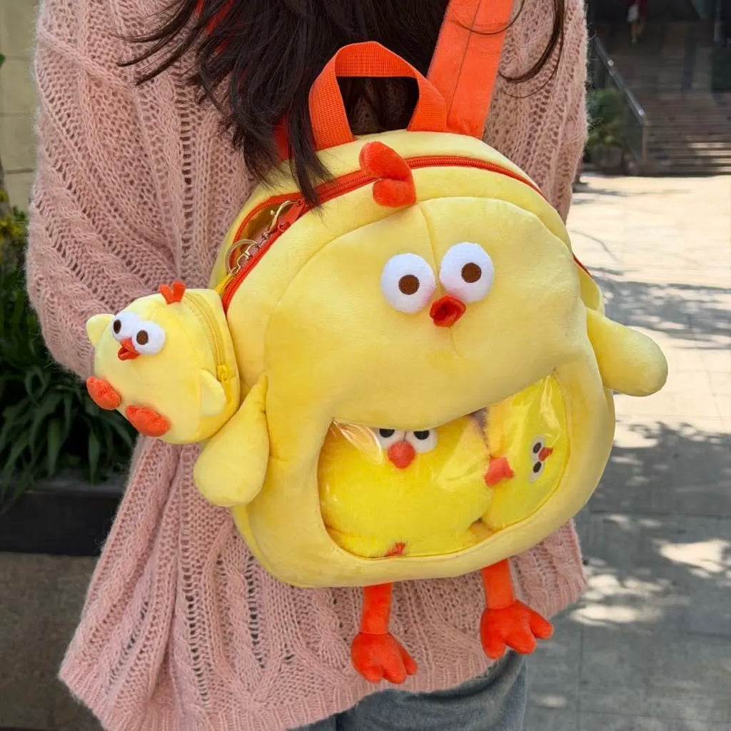 DunDun Chicken | Backpack / Plush Display Bag