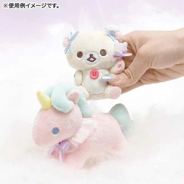 Rilakkuma | Sky Cotton Candy | Korilakkuma & Lion Mascot Holder Set