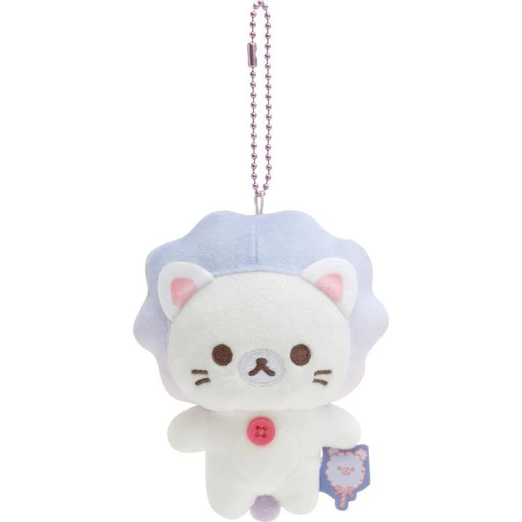 Rilakkuma | Sky Cotton Candy | Korilakkuma & Lion Mascot Holder Set