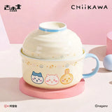 Chiikawa | Character Face Ceramic Ramen Bowl with Lid
