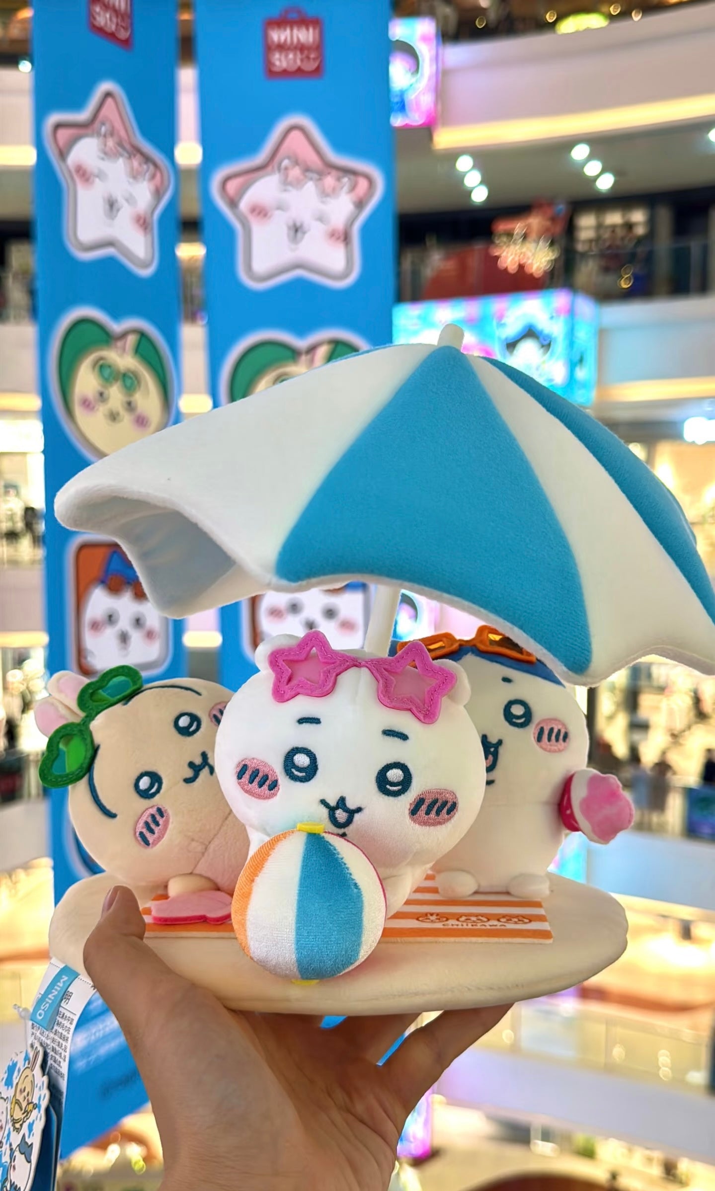 Chiikawa | Summer Season Limited | Scenario Plush Toy L (35cm) Secondary image