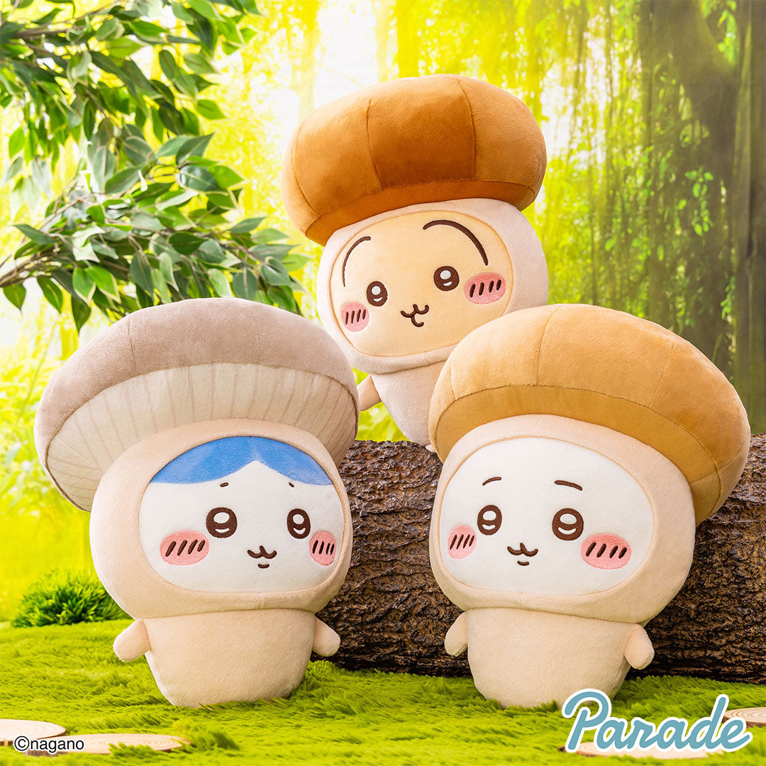 Chiikawa | Mushroom Kigurumi | Big Plush Toy XL (30cm) Main image