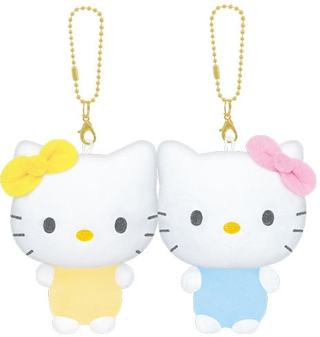 Sanrio | Hello Kitty & Mimmy Nikoichi Plush Keychain