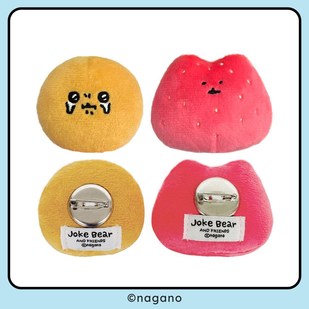 Nagano | Plush Head Doll Badge