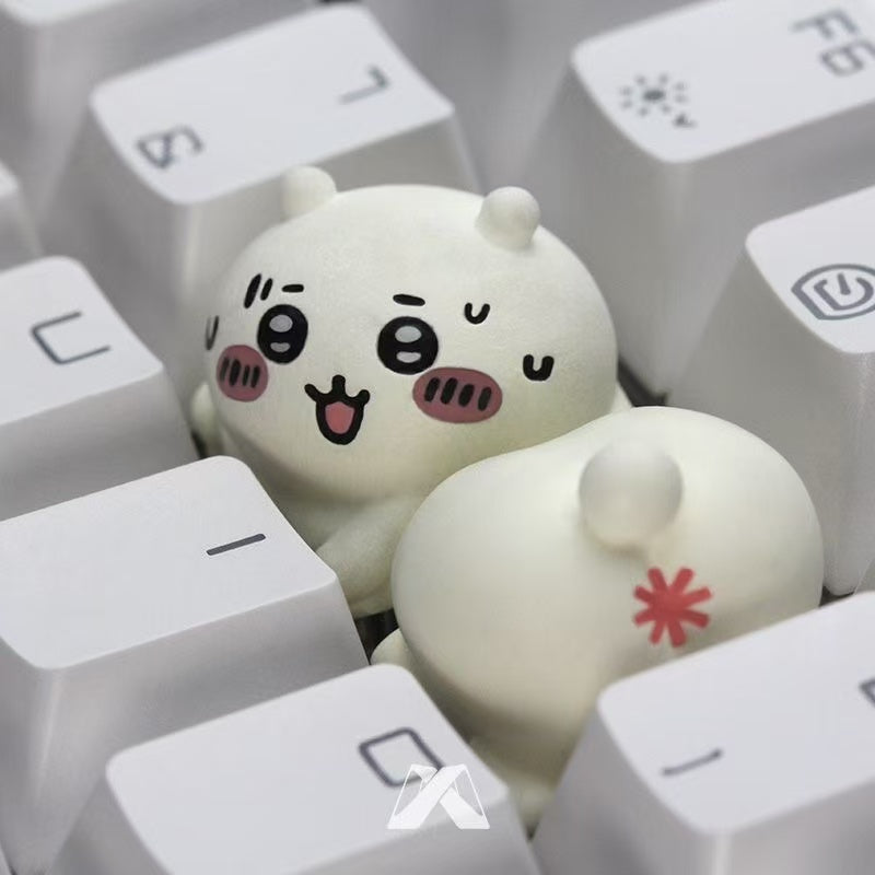 Chiikawa Resin-dipped Keycap | Look at my back Please メイン画像
