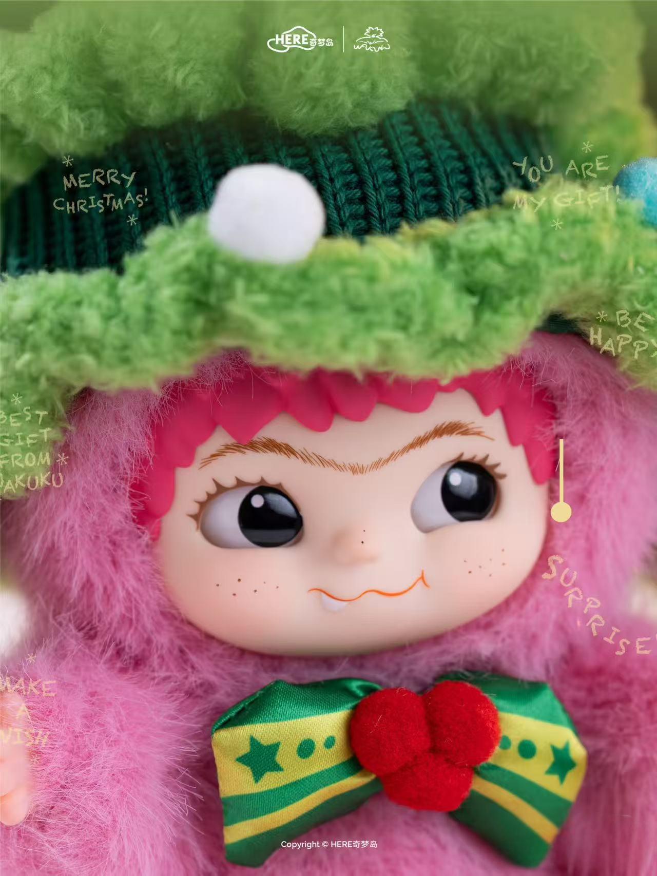 WAKUKU | Santa Cutie in Pink | Christmas Limited Hangtag Mascot Secondary image