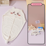 Chiikawa x Miniso | 3D Cartoon Antibacterial Hair Turban