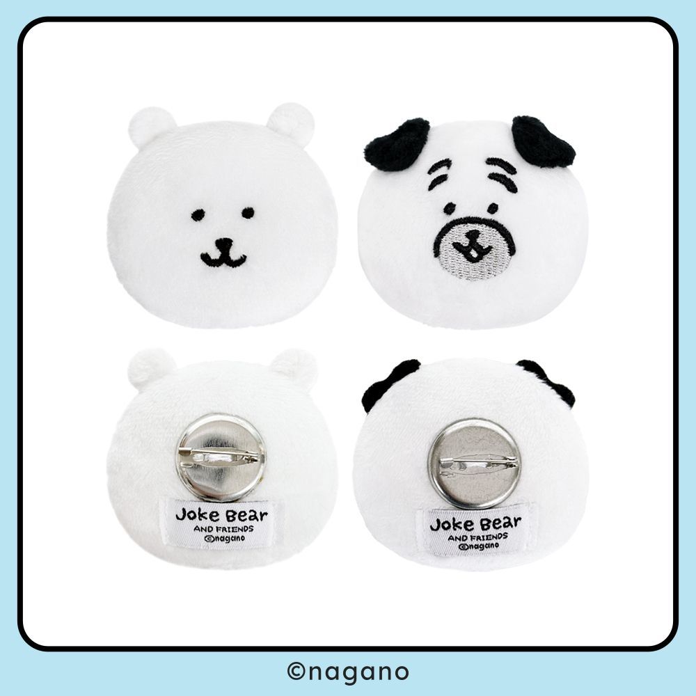 Nagano | Plush Head Doll Badge