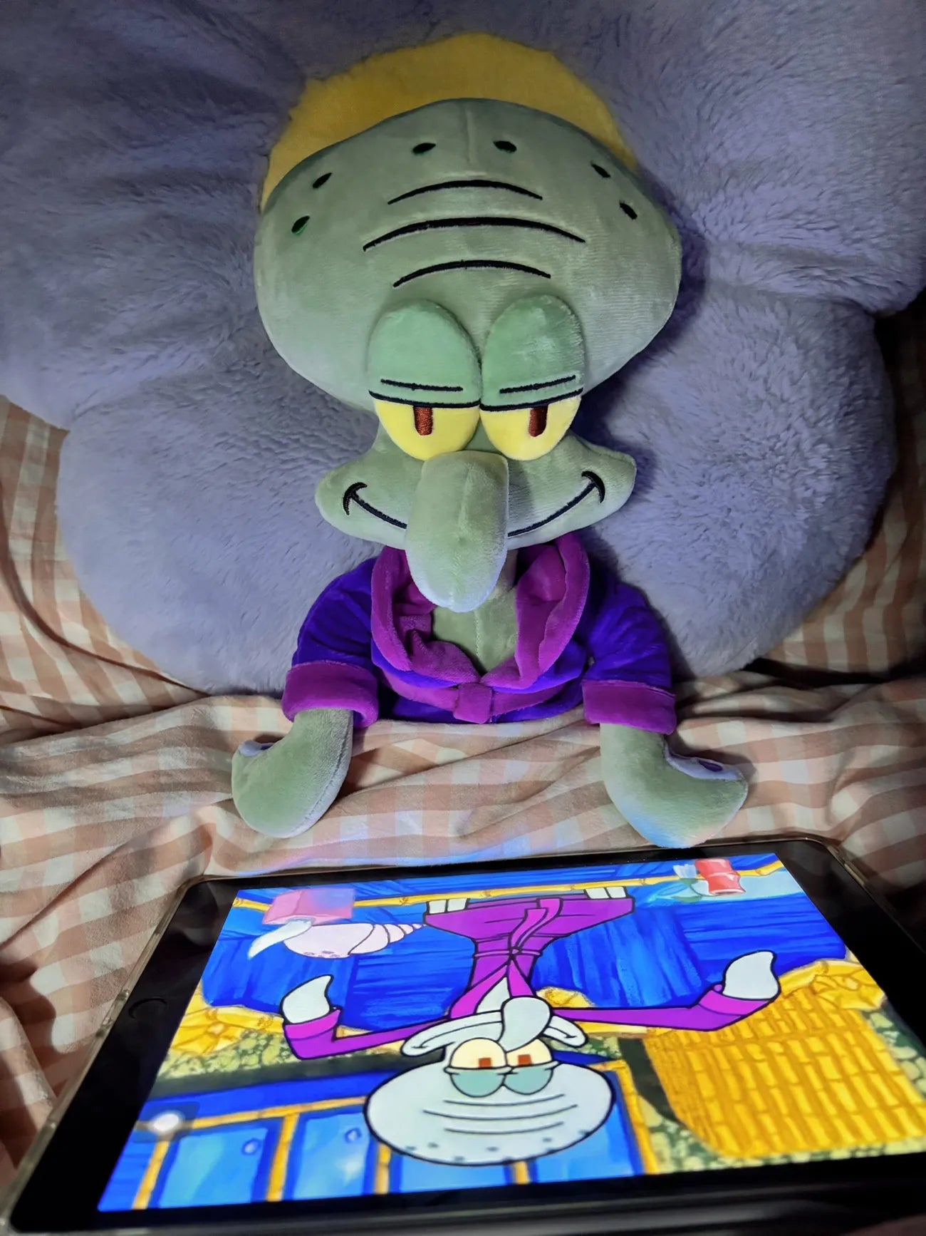 SpongeBob SquarePants | Pajamas Series | Squidward Plush Toy XL (38cm)