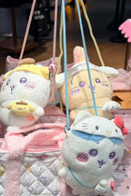 Chiikawa × Sanrio Characters | Plush Crossbody Bag