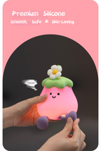 Night Light | Tap Light | Cute Little Eggplant