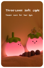 Night Light | Tap Light | Cute Little Eggplant