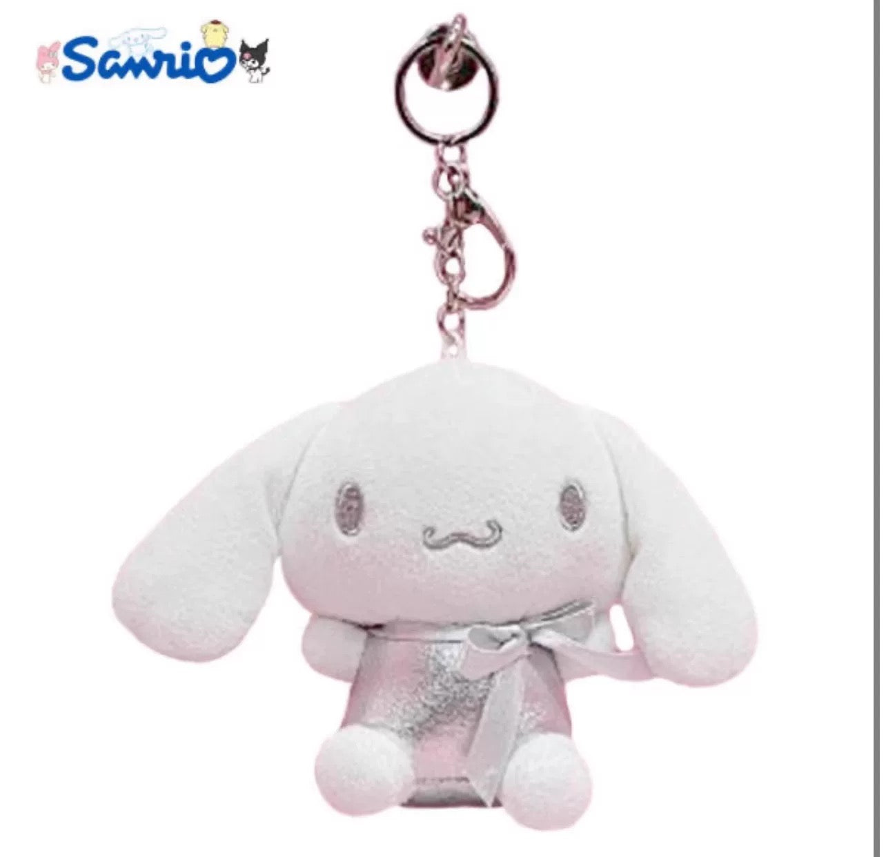 Sanrio| Hello Kitty 50th Anniversary: Korean Limited | Sanrio Silver Mascot Holder / Keychain