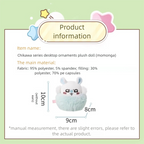 Chiikawa x Miniso | Momonga Desktop Plush Toy (11cm)