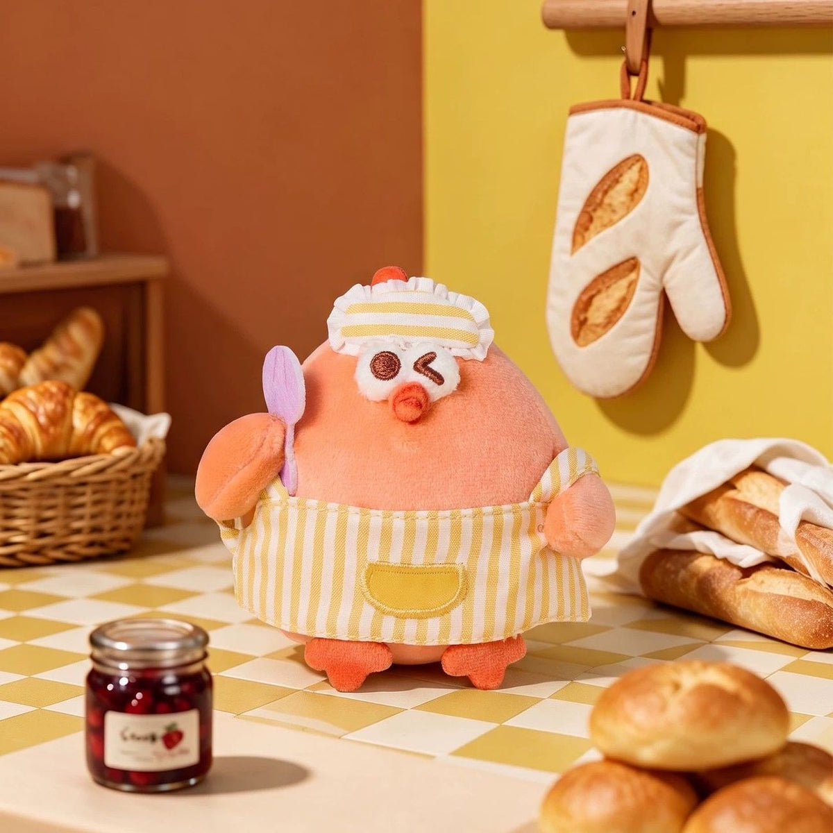 Dundun Chicken | Sweetheart Bakery | 3-Piece Keychain Set