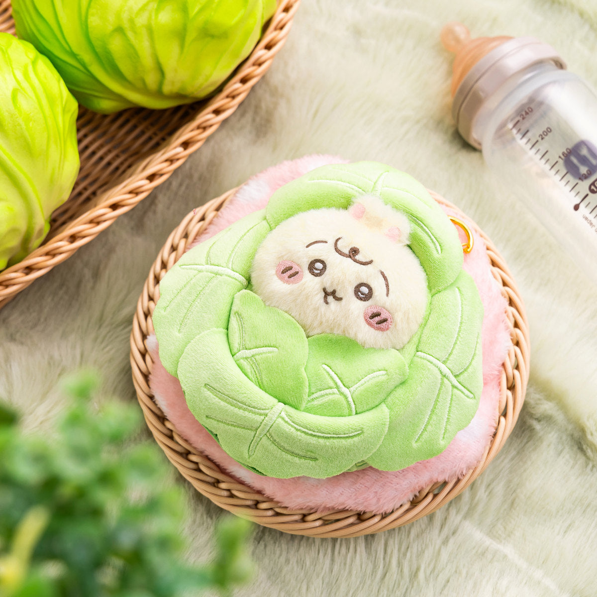 Chiikawa | Chiikawa Baby | Usagi Wrapped in Cabbage Mascot Main image