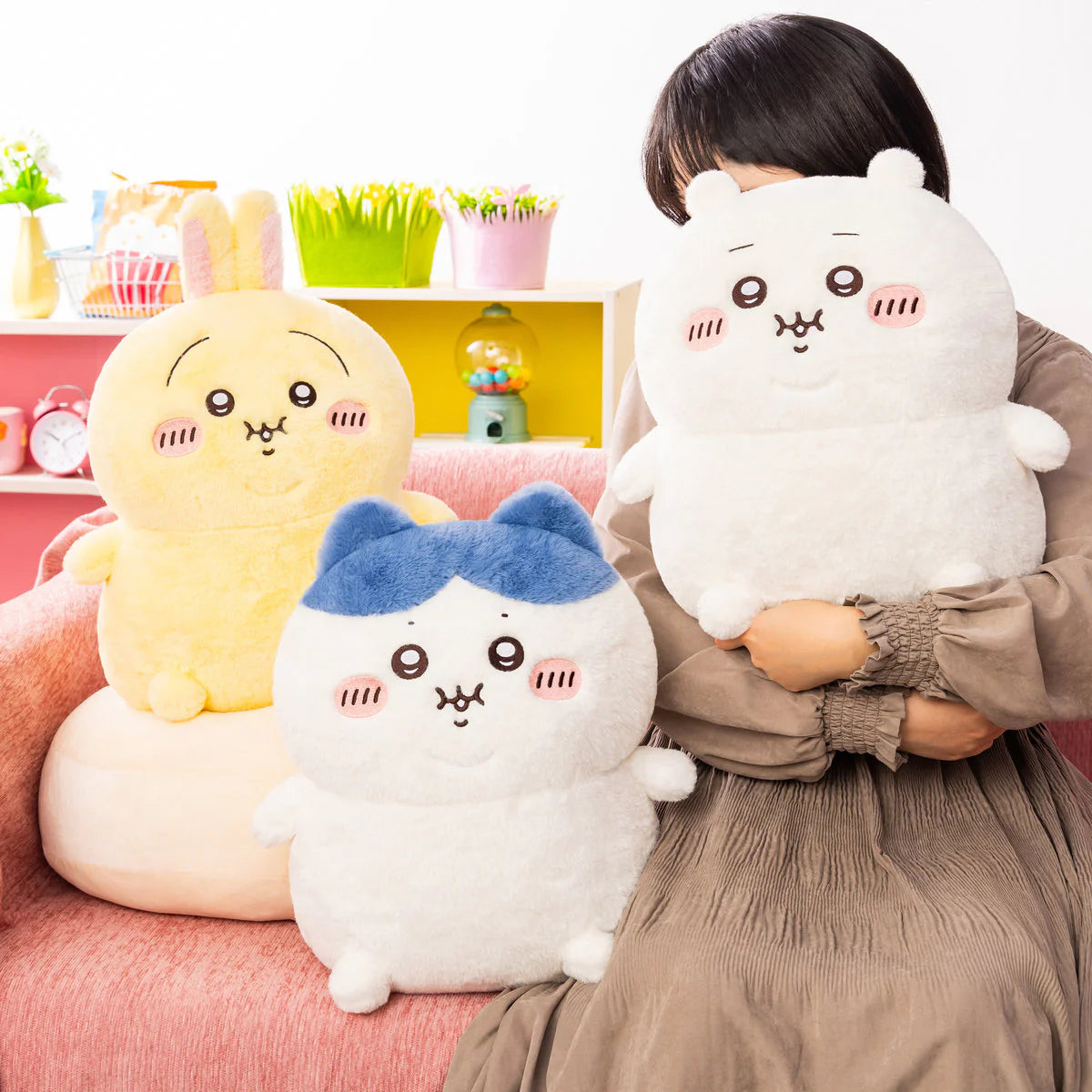 Chiikawa | Weighted! Chubby Cuddly Plush Toy XXL (43.5cm)(Pre-Order) Main image