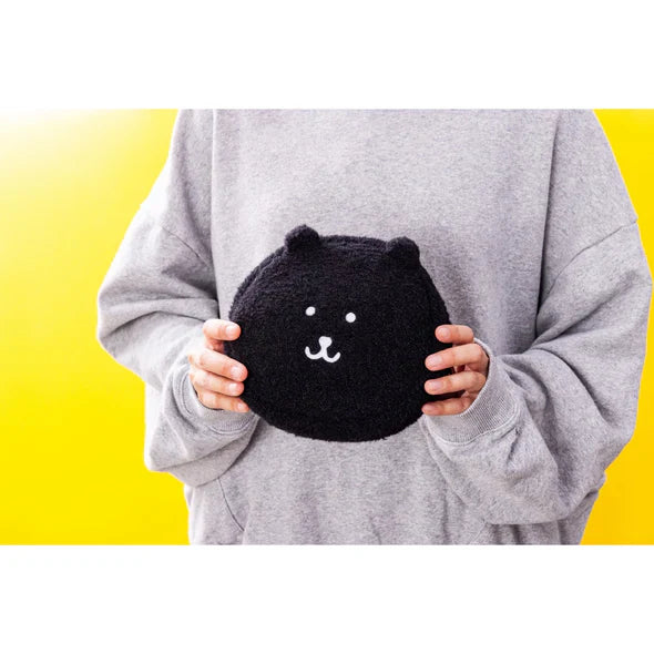 Nagano | Hoahowa | Nagano Bear Neck Purse / Pouch: KUMA BLACK