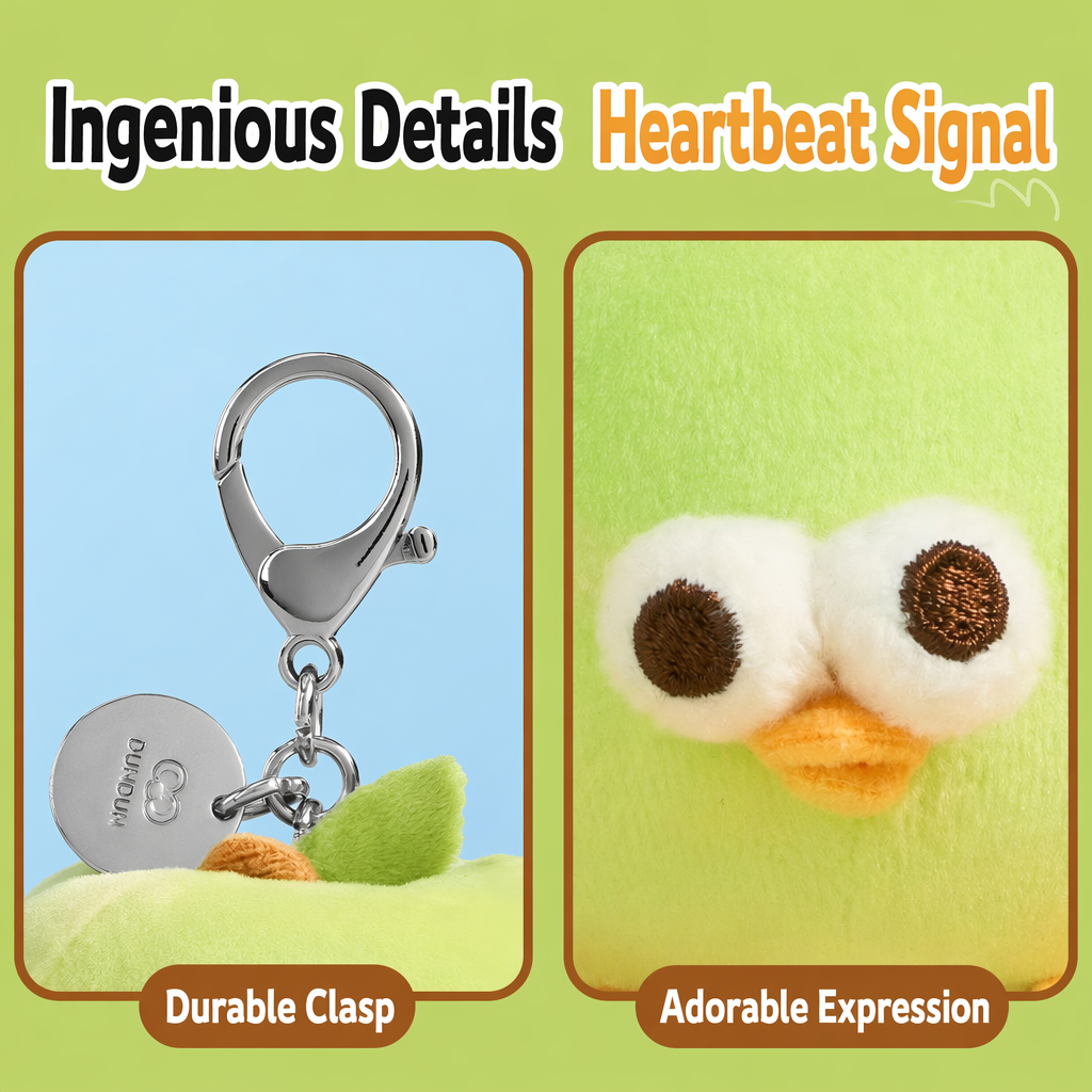 DunDun Chicken | Green Apple Chicken Keychain