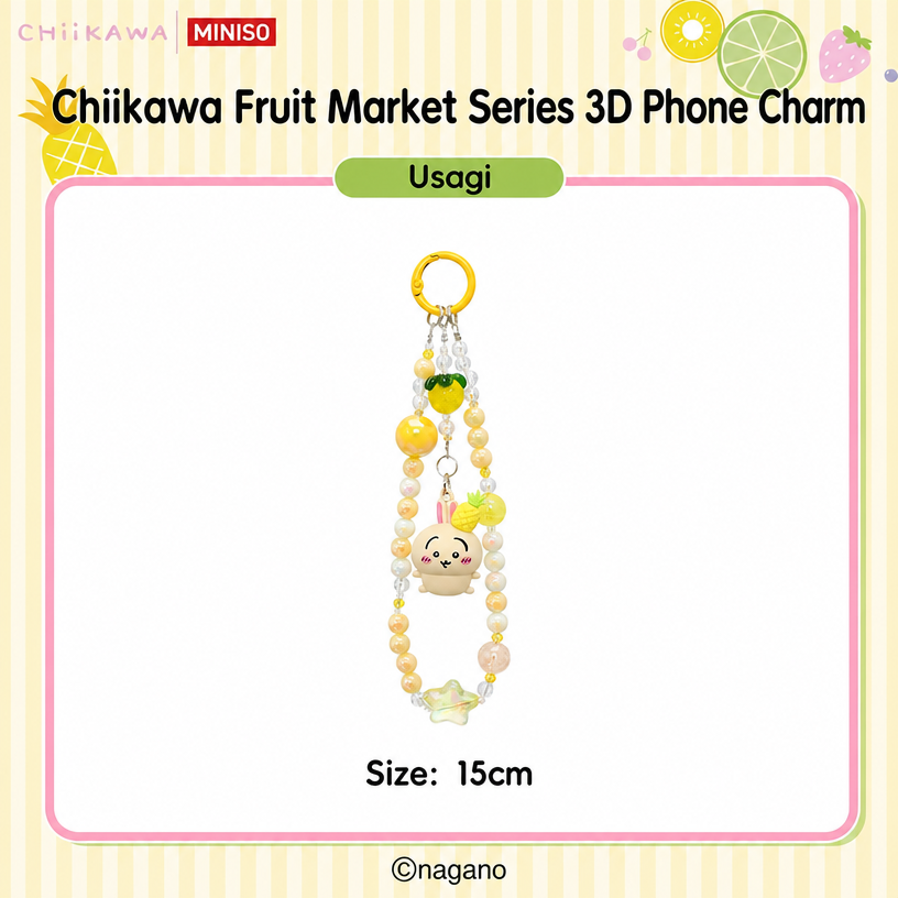 Chiikawa | Fruit Market | 3D Phone Charm