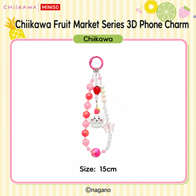 Chiikawa | Fruit Market | 3D Phone Charm
