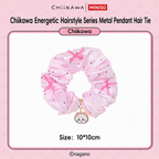 Chiikawa | Energetic Hairstyle Series | Metal Pendant Hair Tie