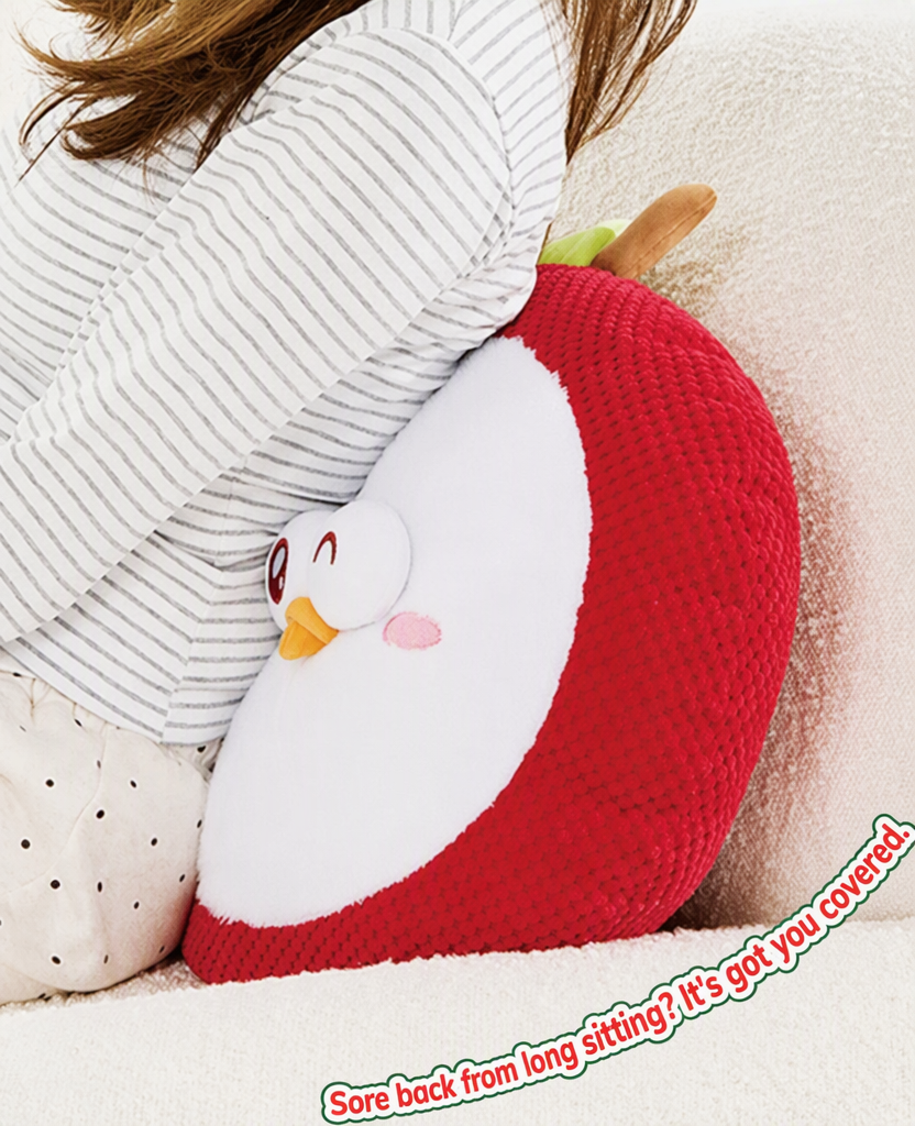 DunDun Chicken | Lucky Lychee Chicken Plush Cushion