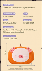 Little Pig B-BO | Halloween Pumpkin Pig Plush Pillow