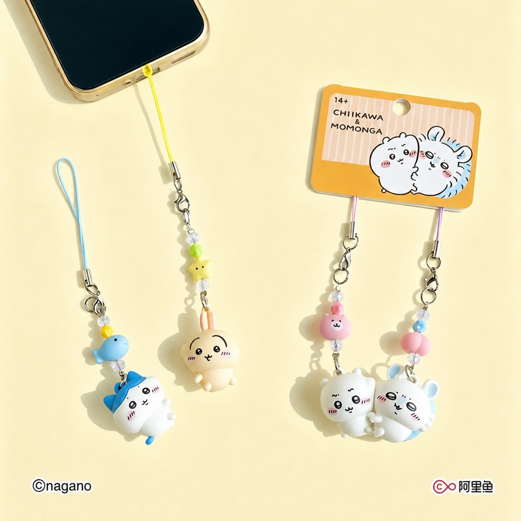 Chiikawa | Magnetic Pair Charm 메인 이미지