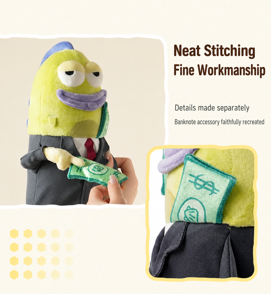 Bikini Bottom Resident Money Fish Plush Toy
