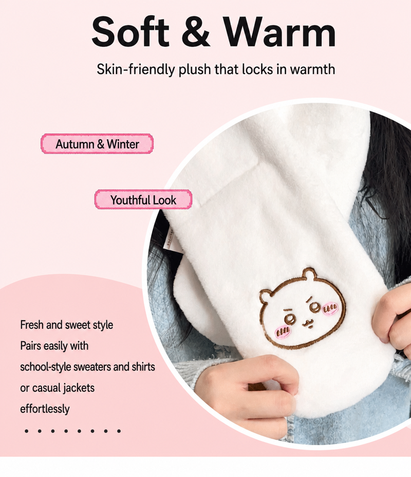 Chiikawa | Plush Neck Warmer