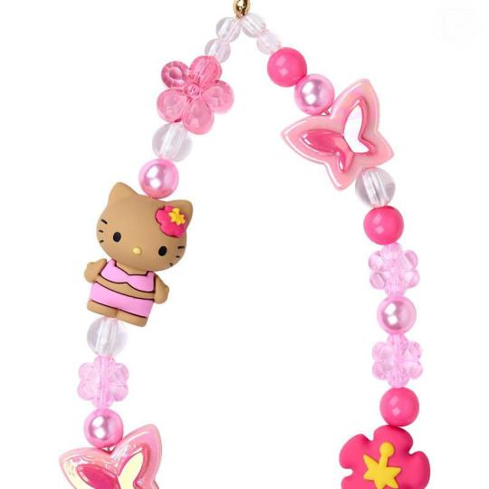 Sanrio | Hello Kitty 90s' | Hello Kitty Phone Strap: Gogo Gal Collection Tan