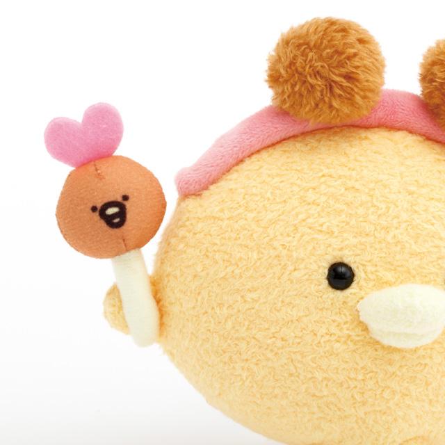 San-X | Chikip Dancers Karaage LOVE Theme | Plush Toy S