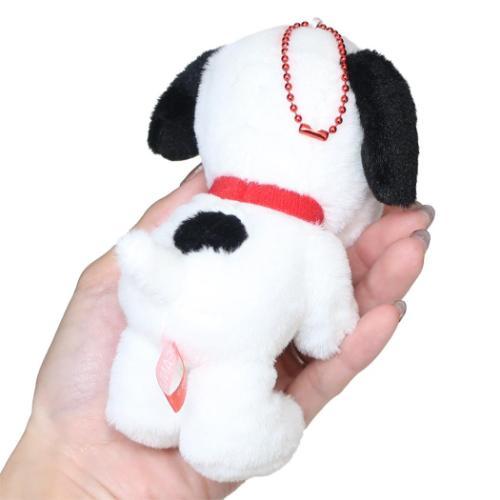 Snoopy |  Fluffy Ball Chain Mascot Holder Secondary image