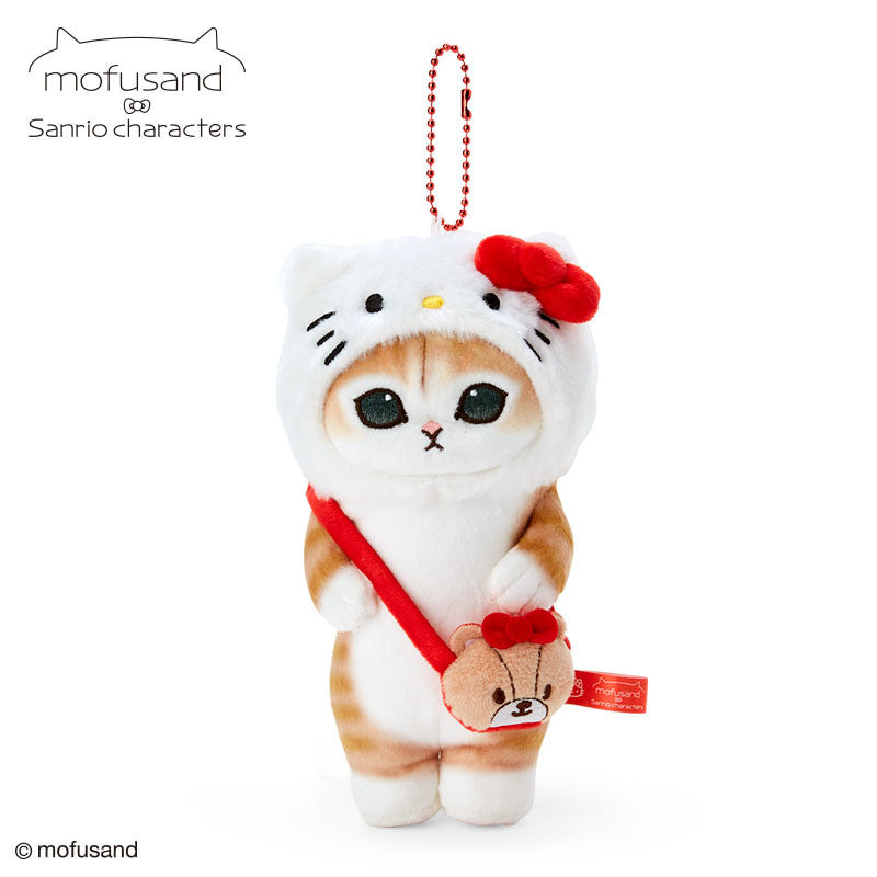 Mofusand x Sanrio | Mascot Holder (Hello Kitty & Hangyodon)