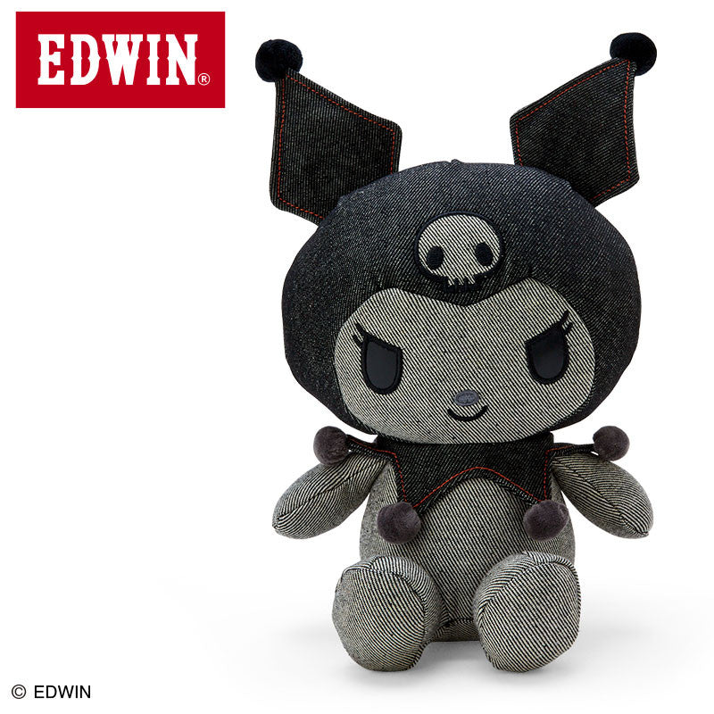 Sanrio | EDWIN | Kuromi Plush Toy L (30cm)