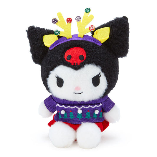 Sanrio | Christmas Sweater Design | Kuromi Plush Toy M (19cm)