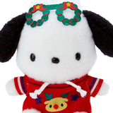 Sanrio | Christmas Sweater Design | Pochacco Plush Toy M (18cm)