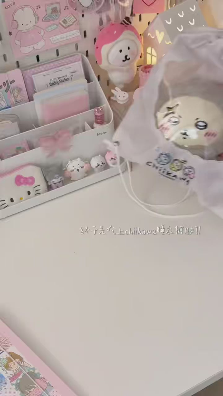 Chiikawa x Miniso | Pajamas Party Soft Vinyl LIMITED EDITION | Plush Toy M (18cm)