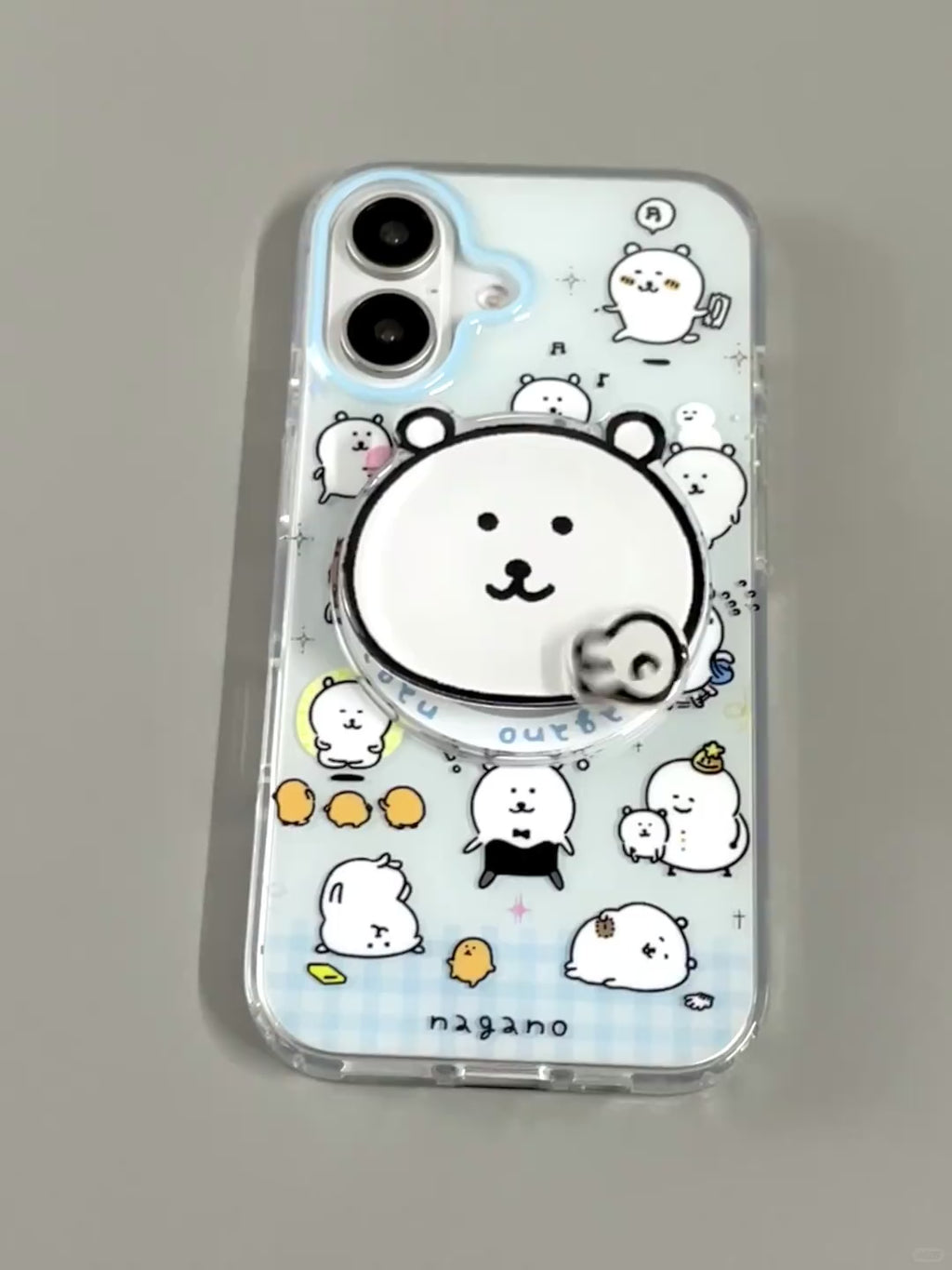 Nagaon Bear Spinning Hands Phone Case