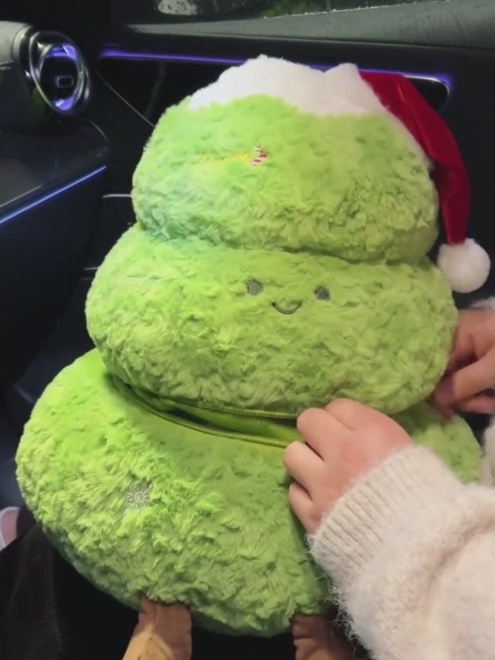 TGP | Christmas Tree Plush with Hidden Lamb/Bear Plush Toy XL(40cm)