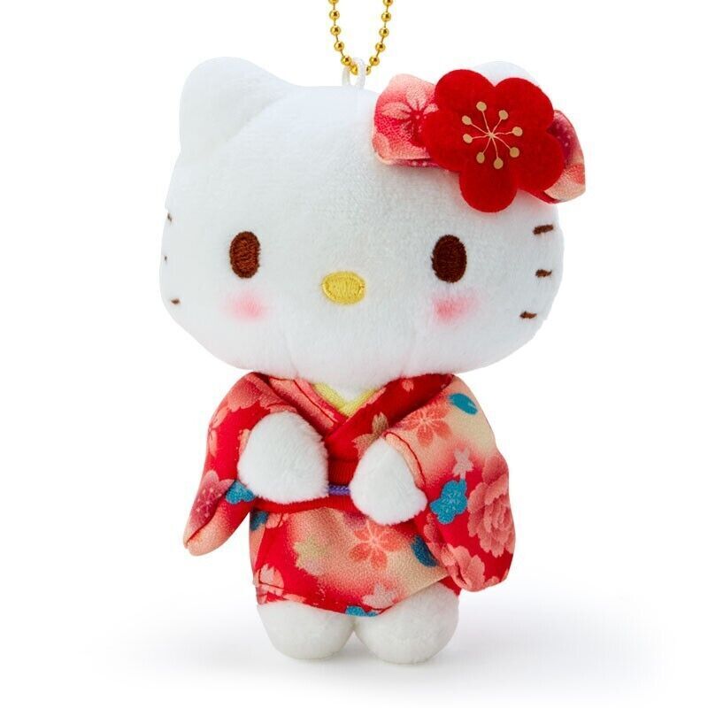 Sanrio | Hello Kitty Kimono | Hello Kitty Sitting Mascot Holder