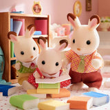 Sylvanian Families | Chocolate Rabbit Family | Plush Toy Set