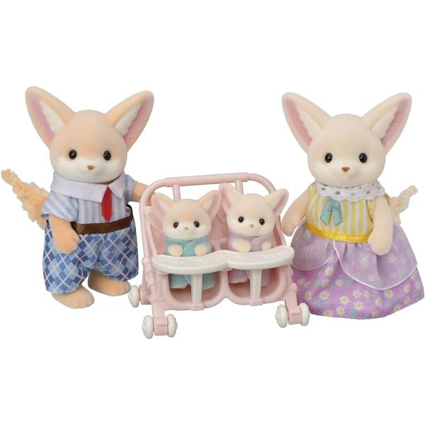 Sylvanian Families | Fennec Family | Plush Toy Set