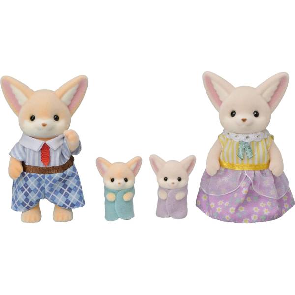 Sylvanian Families | Fennec Family | Plush Toy Set